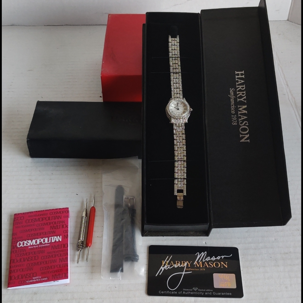 HARRY MASON Wristwatch, HM-987 Sworvski Crystal S